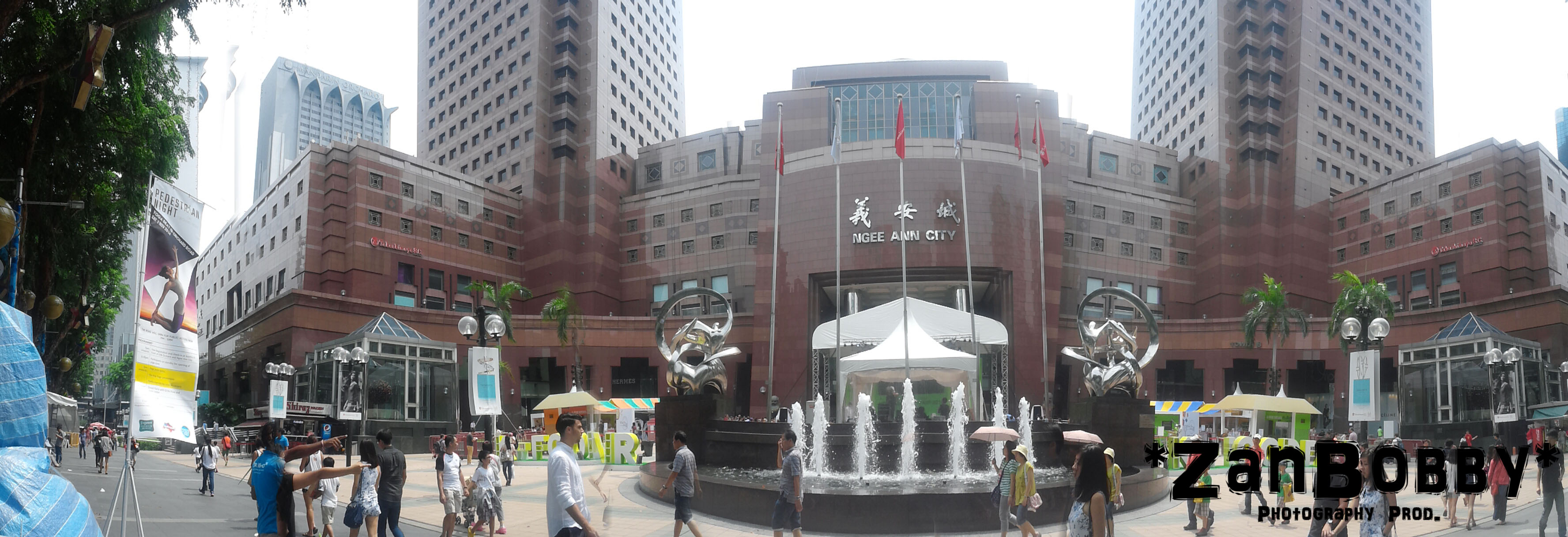 Ngee Ann City, Decorations at the Ngee Ann City Civic Plaza…